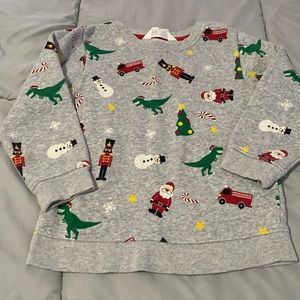 H & M Christmas print sweatshirt